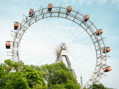 Ferris wheel in Prater - Vienna, Austria